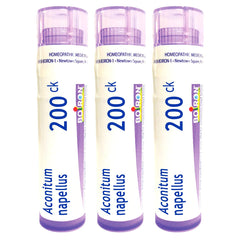 Boiron Aconitum Napellus 200CK pellets in tubes for quick fever support
