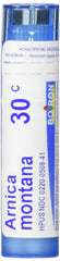 Boiron Arnica Montana 30C pack of five bottles front view for post-activity comfort.