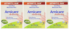 Boiron Arnicare Arthritis 60-tab pack for convenient joint comfort on the go.