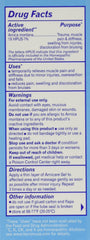 Arnicare Gel being applied to skin to soothe minor swelling after activity.