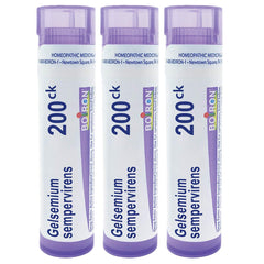 Boiron Gelsemium 200CK pellets in a tube; may help with mild apprehension.