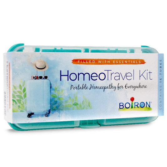 Boiron HomeoTravel kit case for organized travel first aid