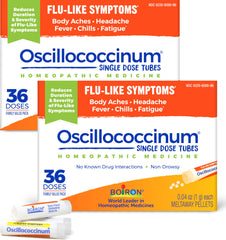 Boiron Oscillococcinum packaging front for early flu symptom relief