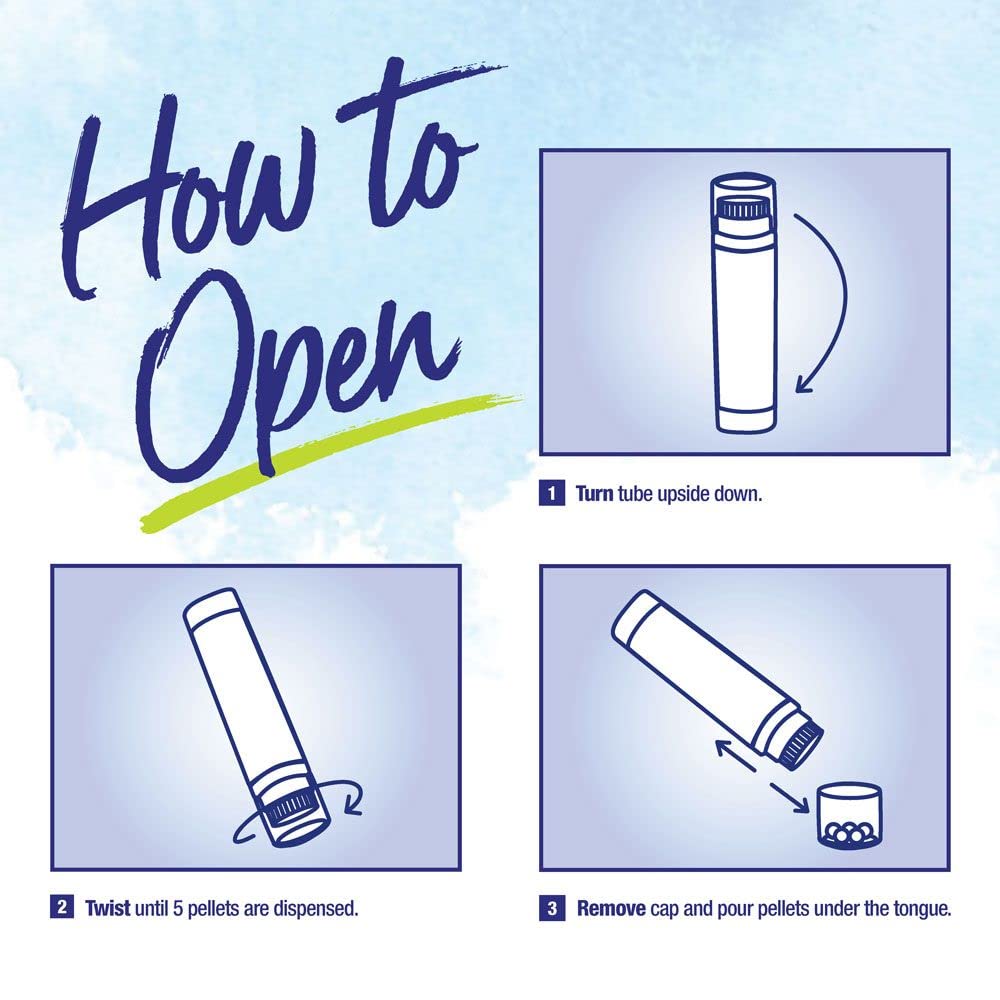 Discreet dispensing tube for Sambucus 200CK pellets