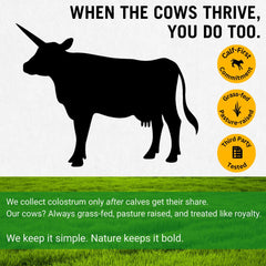 Bold Belly Colostrum Powder sourced from grass-fed USA farms