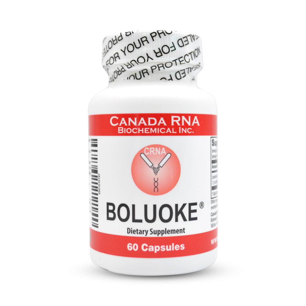 Boluoke Canada RNA bottle image showing capsules for daily coagulation balance support.