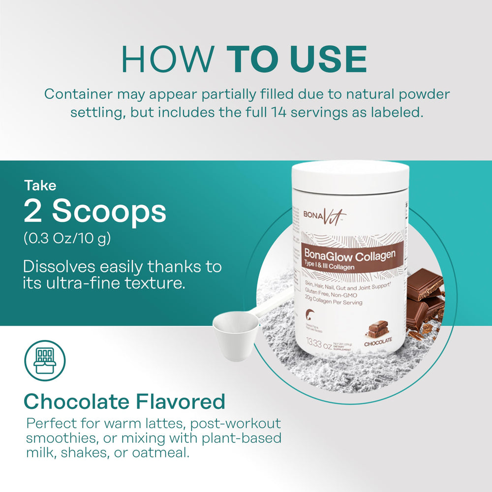 Pouring Bonavit into a post-workout smoothie for quick protein boost.