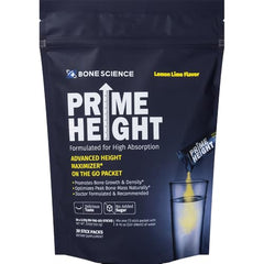 Single-serve Prime Height stick dissolves quickly in water for busy mornings.