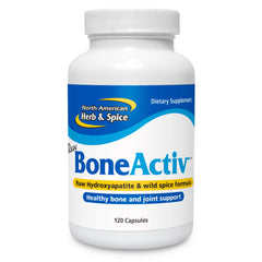BoneActiv capsules in bottle front view for daily bone and joint wellness
