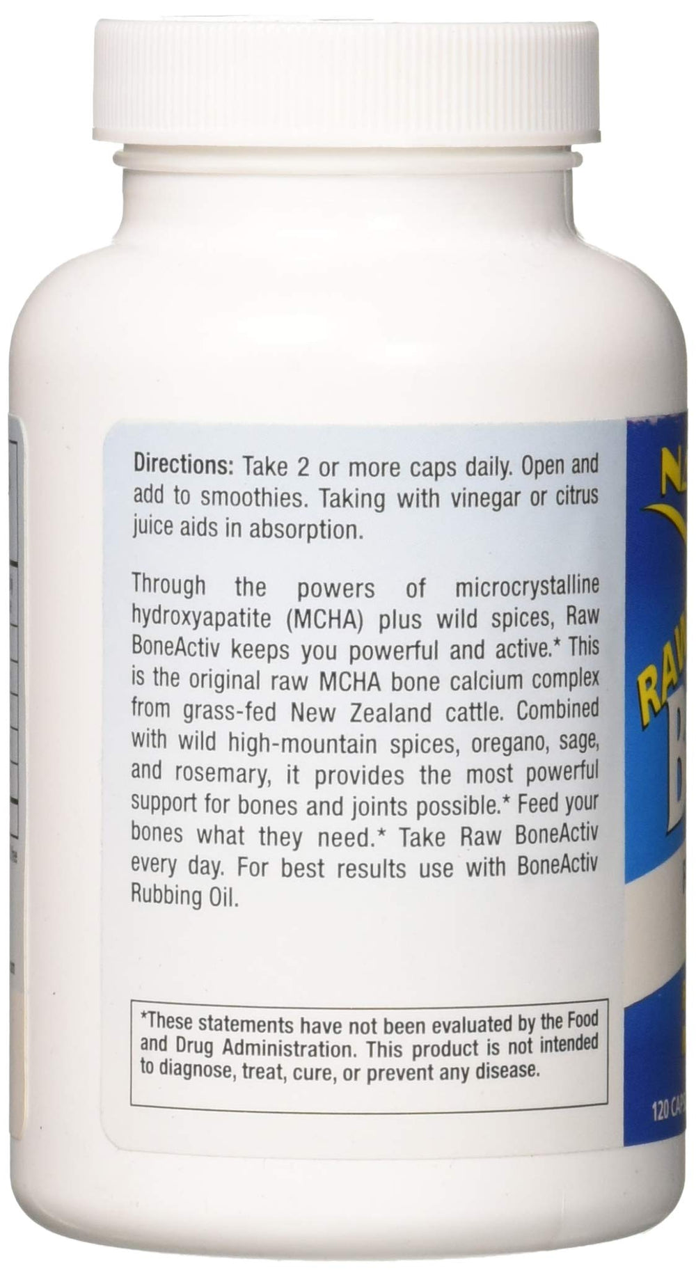 BoneActiv raw MCHA powder measured for hydroxyapatite support