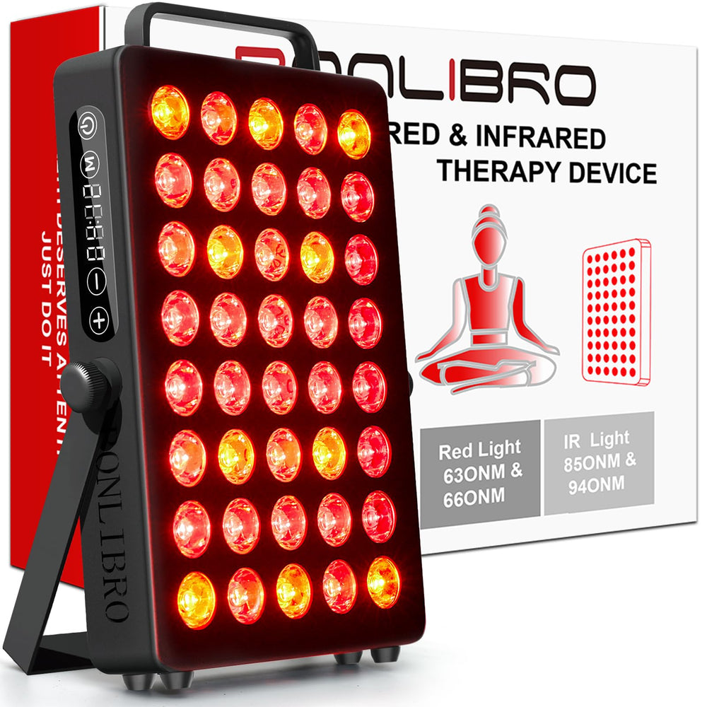 Bonlibro BN-40 quadwave panel front view with four wavelengths for skin health and recovery.