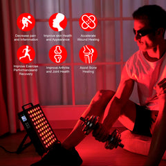 Remote control and timer beside the BONLIBRO red light panel