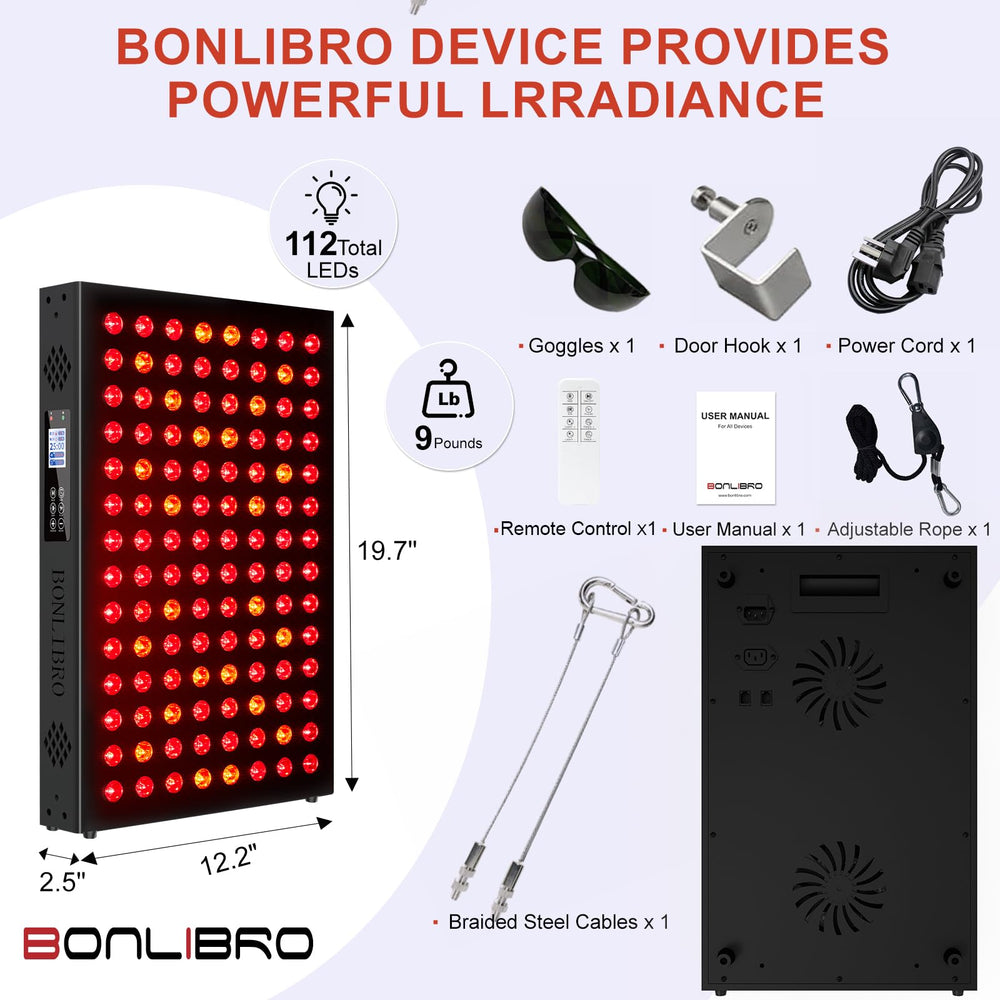 BONLIBRO red light panel skin glow preview suggests improved appearance