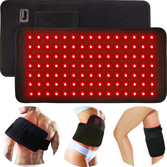 bonodave red light pad front view for warm relaxation with dual wavelengths