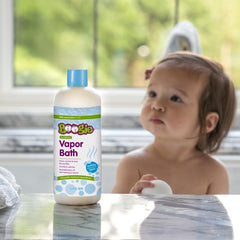 Boogie Kids Botanical Bubble Bath bubbles up in the tub for calming, playful soak.