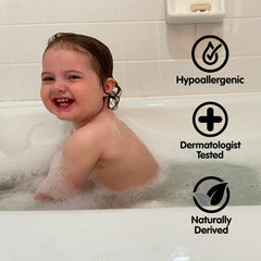Boogie Kids Bubble Bath provides long-lasting bubbles with a gentle, dermatologist-tested formula.