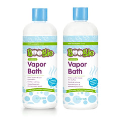 Boogie Kids Botanical Bubble Bath pour forms gentle bubbles for a soothing bath.