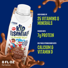 BOOST Kid Essentials 1.0 chocolate craze nutrition facts emphasize protein and calcium