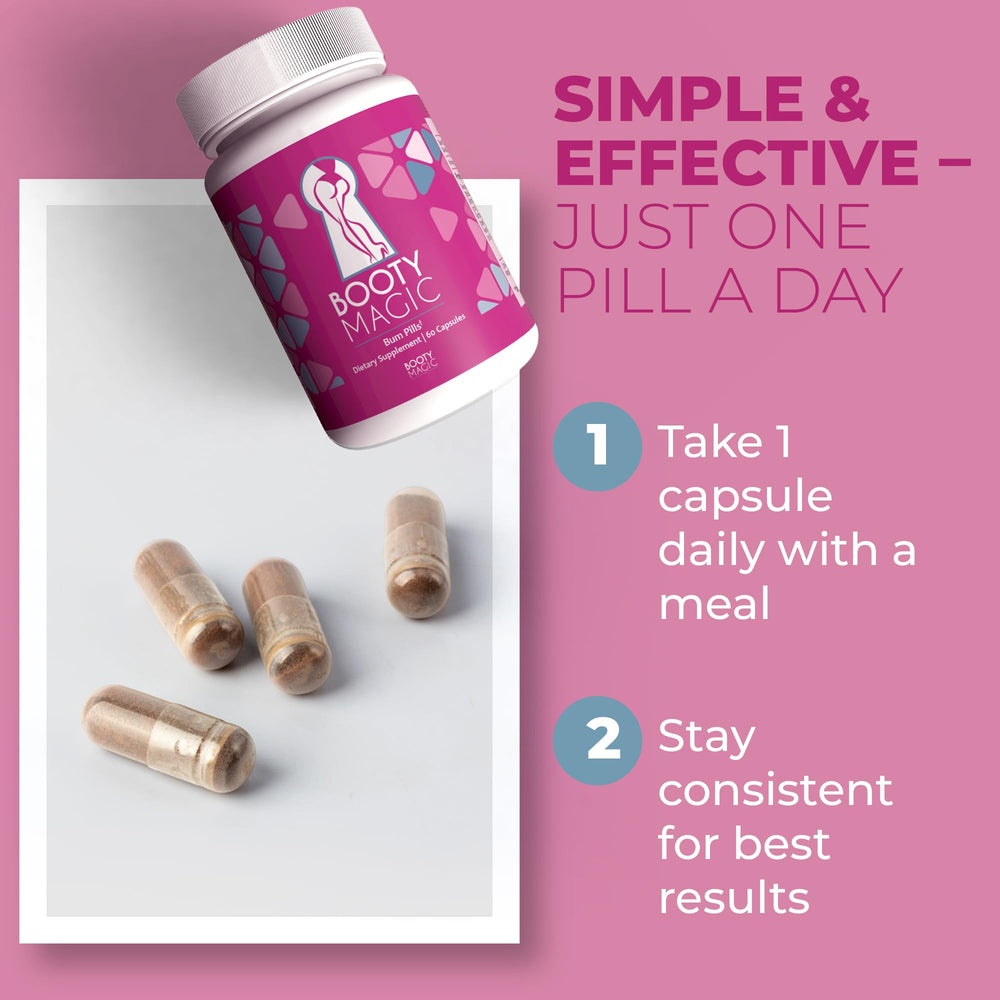 Booty Magic daily-use pack positioned for convenient routine at home