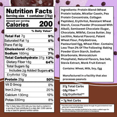 Ingredient closeup of Bootylicious Muffin blend highlighting protein rich formula for a satisfying snack.
