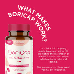 BoriCap Heale capsule pour demonstrating simple administration