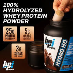 BPI Sports Hydro HD mixing in water demonstrates quick absorption and smooth texture.