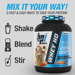 BPI Sports Whey HD Chocolate Cookie shake after workout.