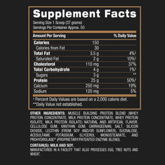 BPI Sports Whey HD enzyme blend label close-up.