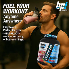 BPI Sports Whey HD scoop highlights precise 25g servings for consistent protein intake
