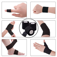 BQTQ 2-inch width bandage wrap packaged for storage and travel