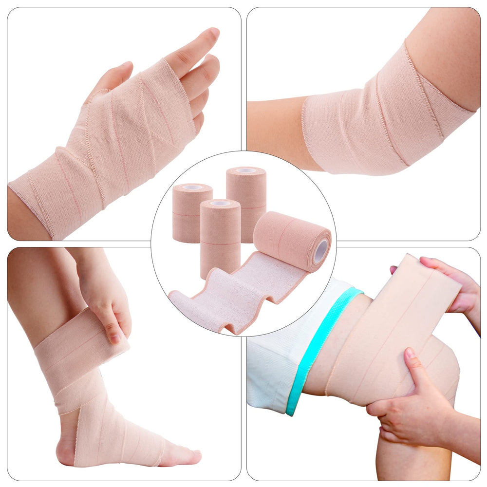 BQTQ tear by hand elastic tape wrap without clips for quick wraps.