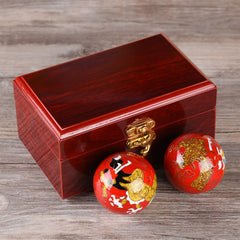 BRABUD Baoding ball two in palm shows easy rolling and focus practice