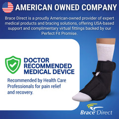 Brace Direct full-foot coverage illustration suitable for plantar fasciitis support.