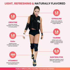 Brad Superdrink creatine bottle emphasizes brain and performance boosters