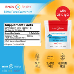 Colostrum powder in a smoothie for easy daily use