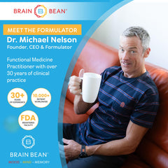 Brain Bean Opti D3 Plus gluten-free label on packaging