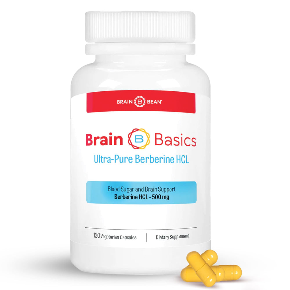 Brain Bean Ultra Berberine HCL bottle for daily wellness support