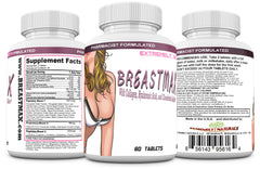 BREASTMAX full-bust silhouette hints at feminine curves from natural ingredients.