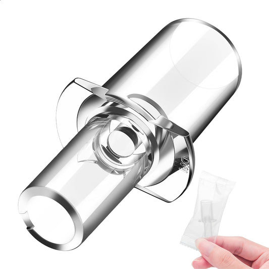 Breathalyzer mouthpieces for S-75-80 fit, designed for hygienic one-use-per-test.