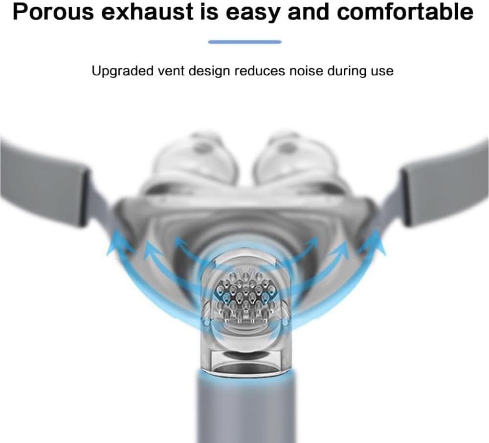 BreathHome nasal pillow frame offers durable structure for reliable positioning.
