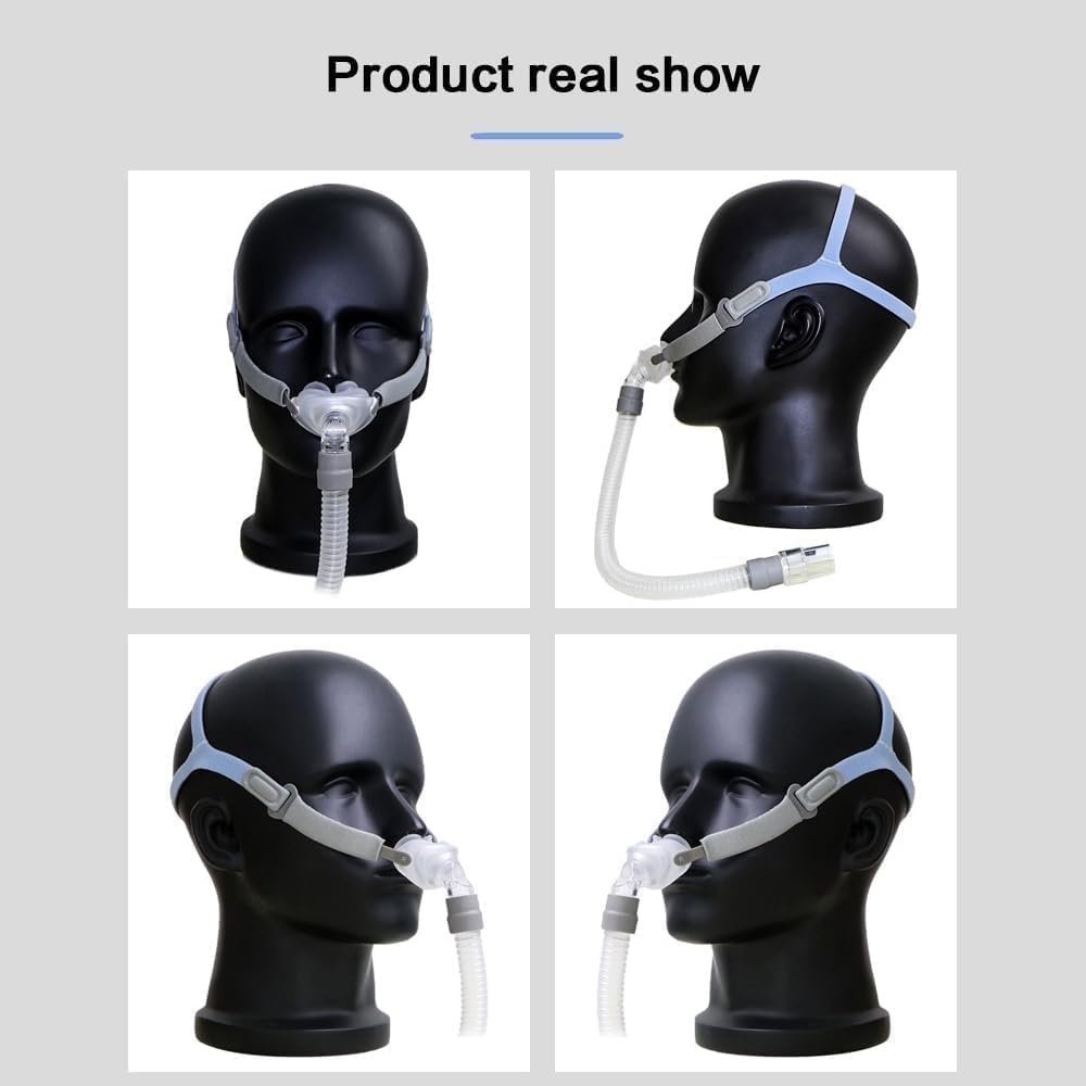 BreathHome nasal pillow hose ensures smooth airflow and flexible reach.