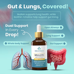 BREATHIUM mint-flavor drops displayed for a refreshing respiratory routine