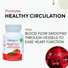 FruitFlow ingredient spotlight on OptiFlow bottle label.