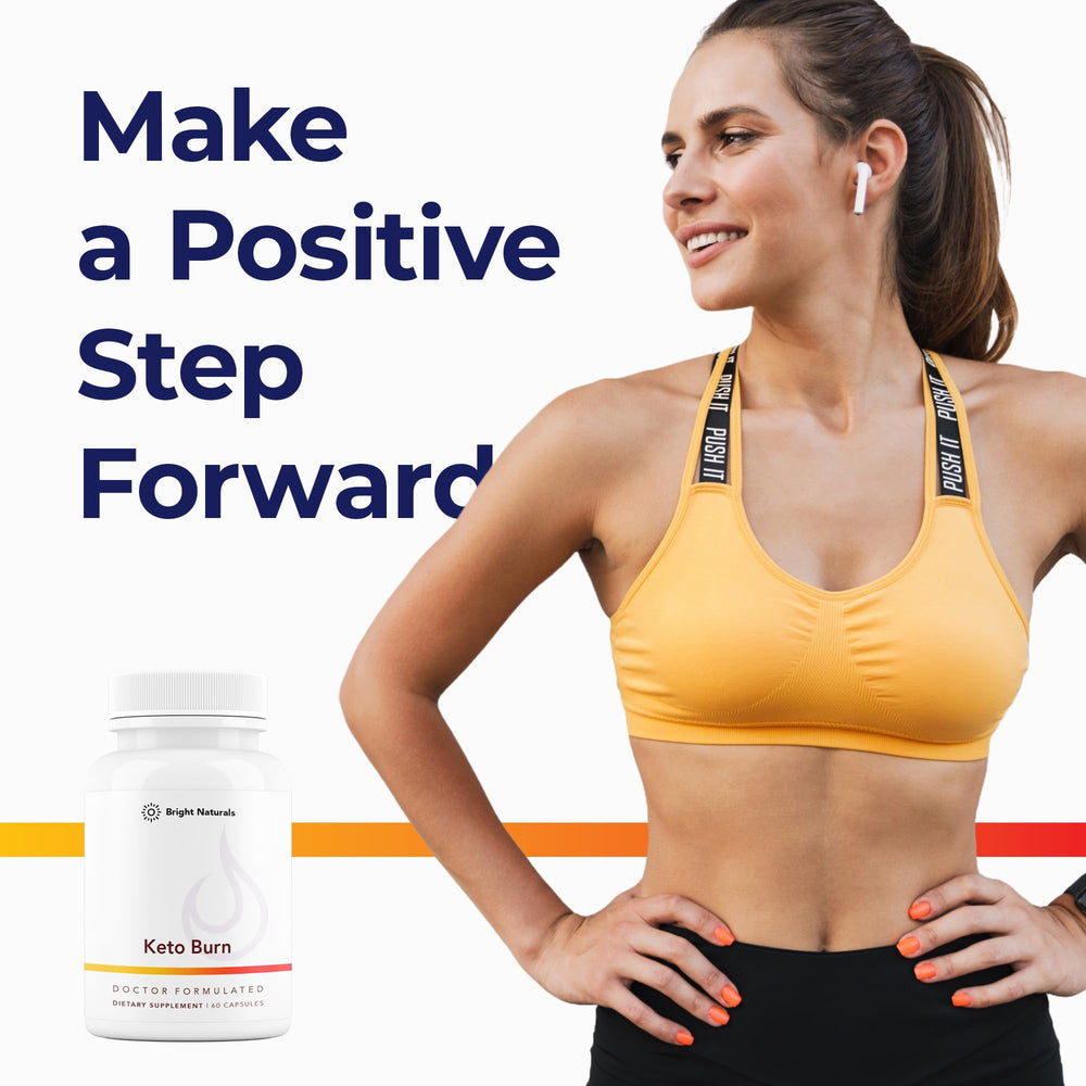 Bright Naturals Keto Burn energy scene illustrating keto-friendly energy support.
