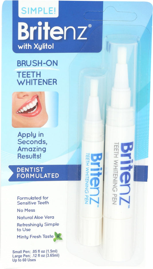 Britenz combo pack with two whitening pens for easy at-home whitening