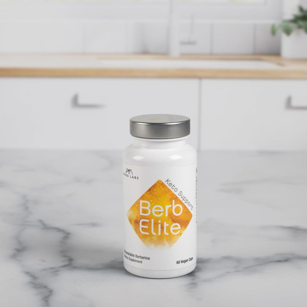 BrocElite BerbElite bottle and cap for safe storage and portability.