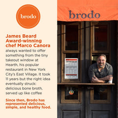 Brodo being heated and served for speedy meals