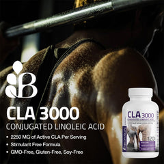 Bronson CLA 3000 pour bottle demonstrating easy daily intake