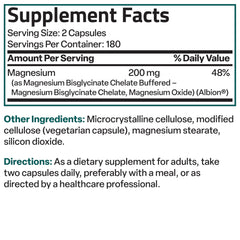 Bronson Magnesium Glycinate imagery communicates science backed chelated minerals.