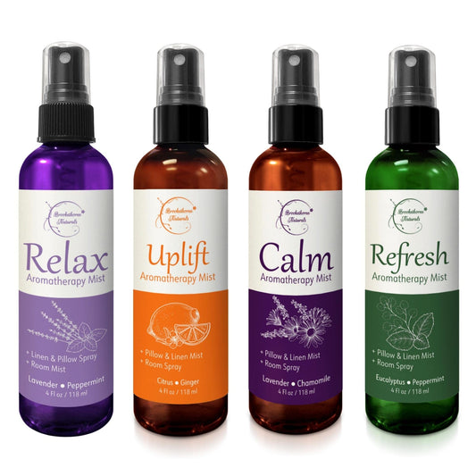 Brookethorne Naturals Relax Lavender bottle mist for a calming bedtime ritual